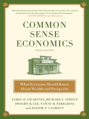 cover image of Common Sense Economics